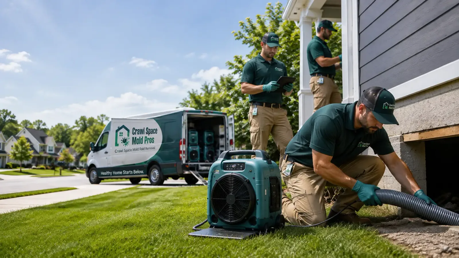 Crawl Space Mold Removal in Midwest City, OK